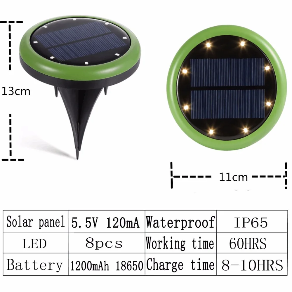 Solar-Ground-Led-Light-8-Leds-Supper-Bright-Perfect-for-Garden-Lawn-Yard-Walkway-Pathway-Driveway