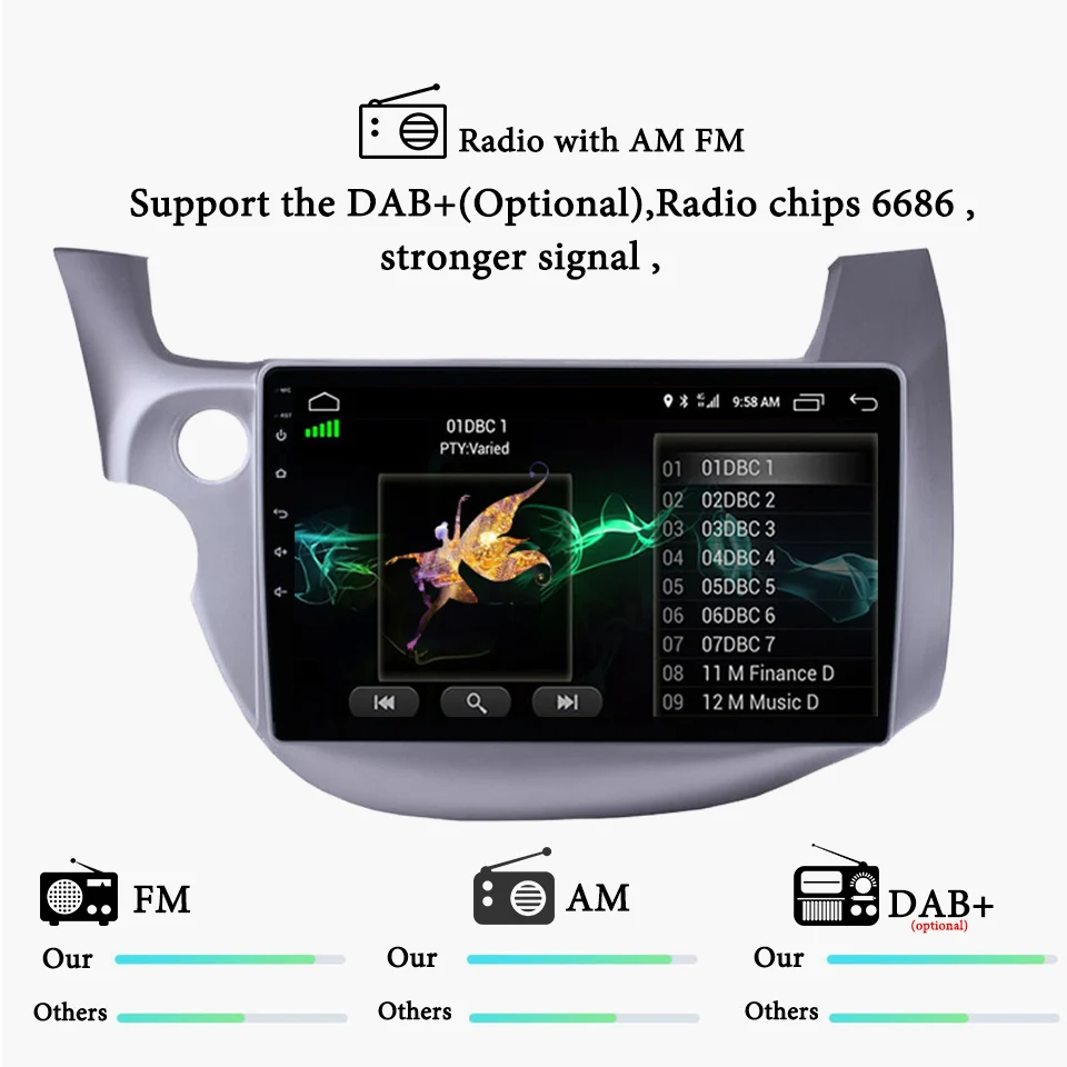 Best 2Din Android 9.1 Ram 4GB 10.1" Car Radio GPS Navi Multimedia Player Touchscreen Head Unit For 2008-2013 HONDA JAZZ/FIT Cassette 7 Best 2Din Android 9.1 Ram 4GB 10.1" Car Radio GPS Navi Multimedia Player Touchscreen Head Unit For 2008-2013 HONDA JAZZ/FIT Cassette 7