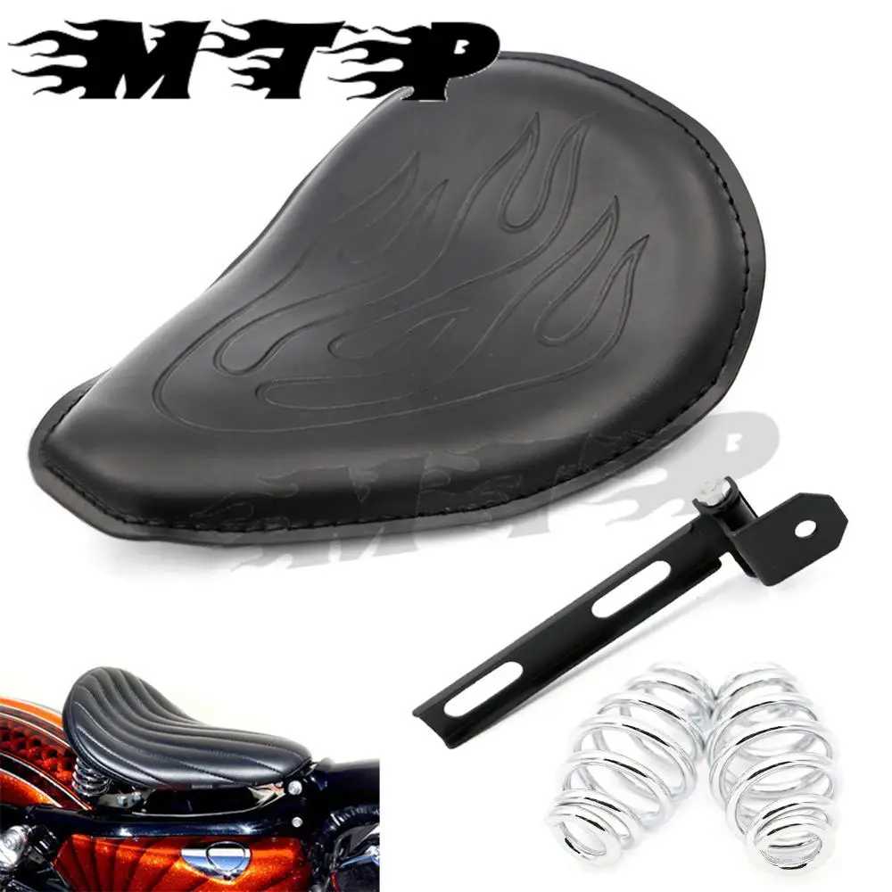 Solo Seat W/Монтажный комплект для Honda Shadow Spirit 750 600VLX VT750 DC VT600 ACE Rebel Magna Cruiser Bobber Style Custom|solo