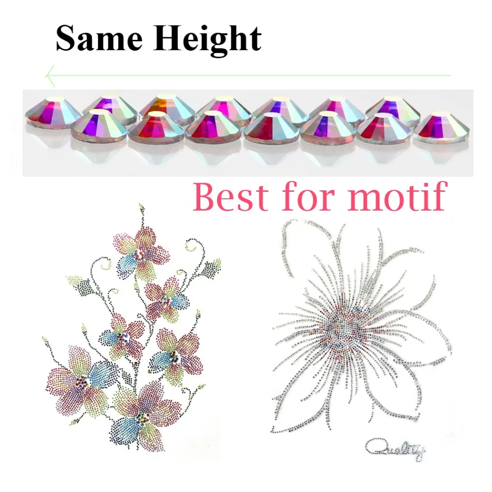 2018 cut hotfix rhinestones crystal ab  (3)