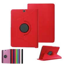 Чехол из искусственной кожи чехол для samsung Galaxy Tab S2 9," SM-T810 T815 w/360 вращающийся защитный чехол для планшета+ пленка