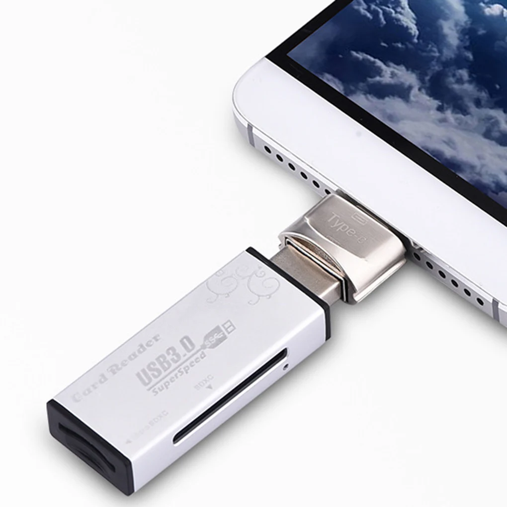 Высокоскоростная мини кардридер USB 3 1 для телефона камеры TF карты памяти порт