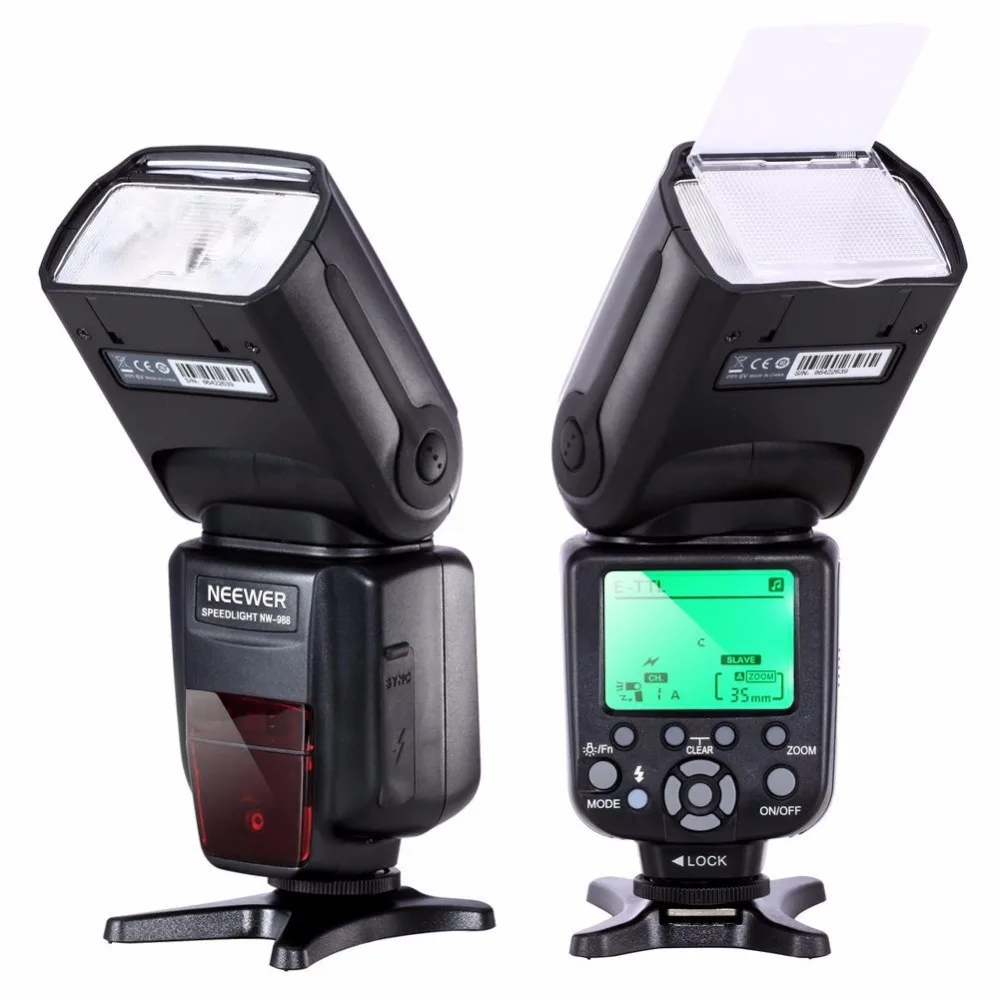 Neewer tr-988 профессиональный speedlite ttl вспышка с * высокая скорость синхронизации * для canon и nikon цифровых зеркальных камер