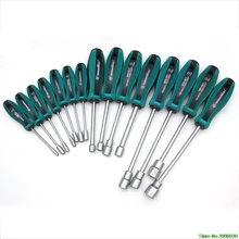 Торцевой ключ отвертка металлическая Шестигранная гайка ключ ручной инструмент отвертка 3 мм-10 мм