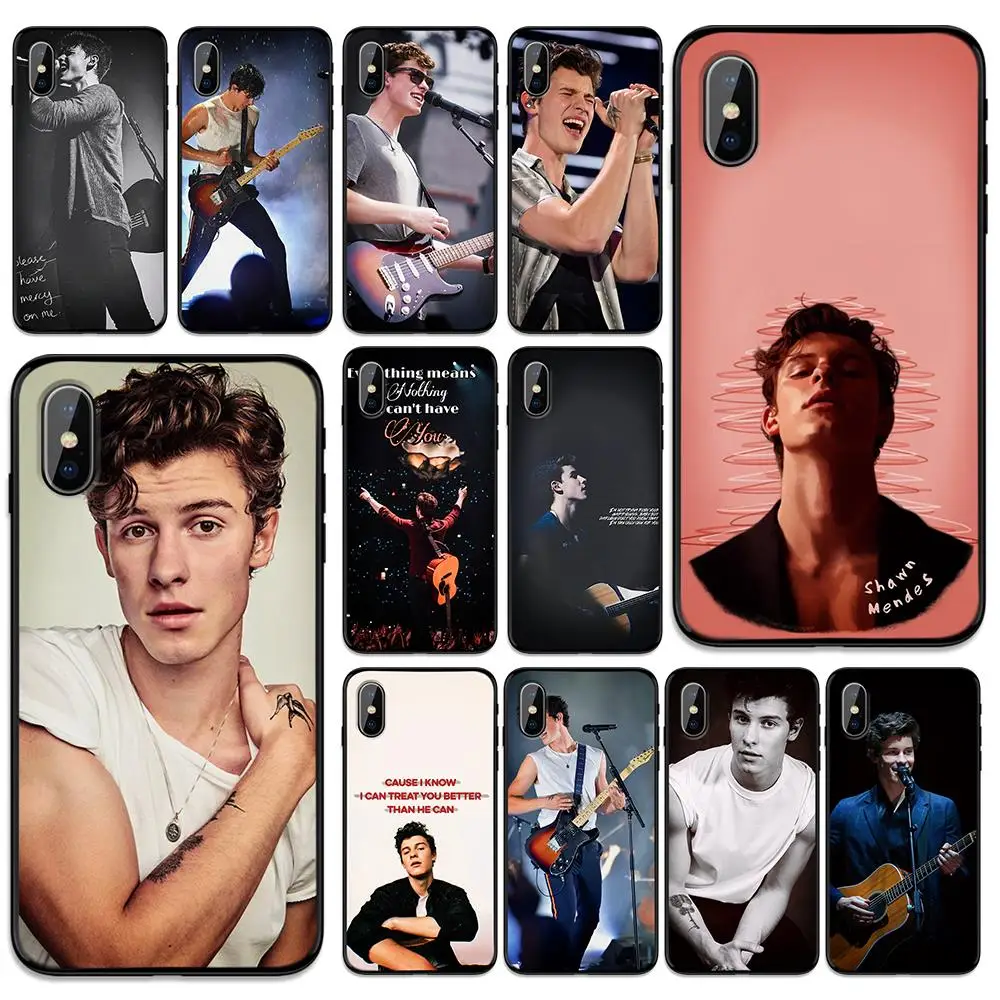 

Shawn Mendes Soft TPU Case Cover for Apple iPhone 6 6S 7 8 Plus 5 5S SE X XS MAX XR Silicone Cases