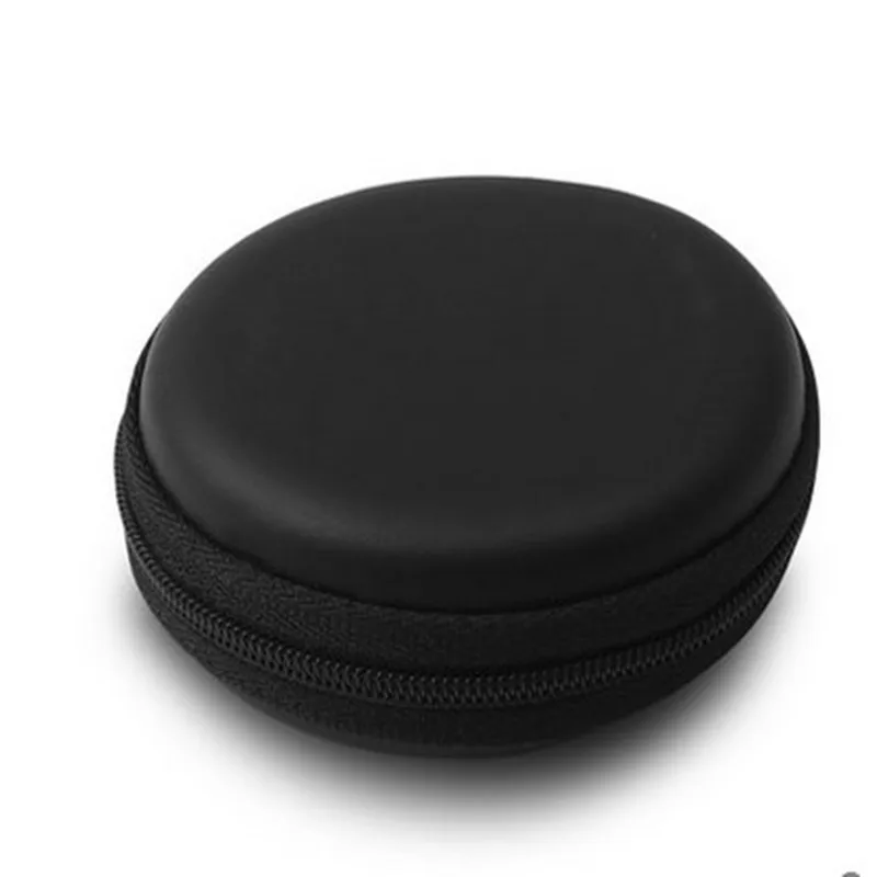 

CYSHDAI Headphone Case Bag Portable Earphone Earbuds Hard Box Storage for Memory Card USB Cable Organizer Mini Earphone Bag