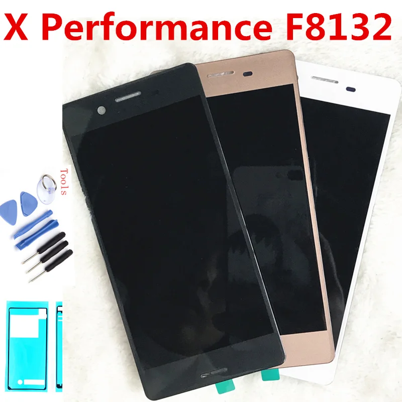 Сменный сенсорный ЖК экран для Sony Xperia X 5 0 дюйма F8131 F8132|Экраны мобильных телефонов|