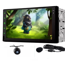 Quad Core 1024*600 Android 5.1CPU 2Din Car Stereo GPS No-DVD Player 7″ Tablet Double DIN Radio BT 3G WiFi Radio16g ROM