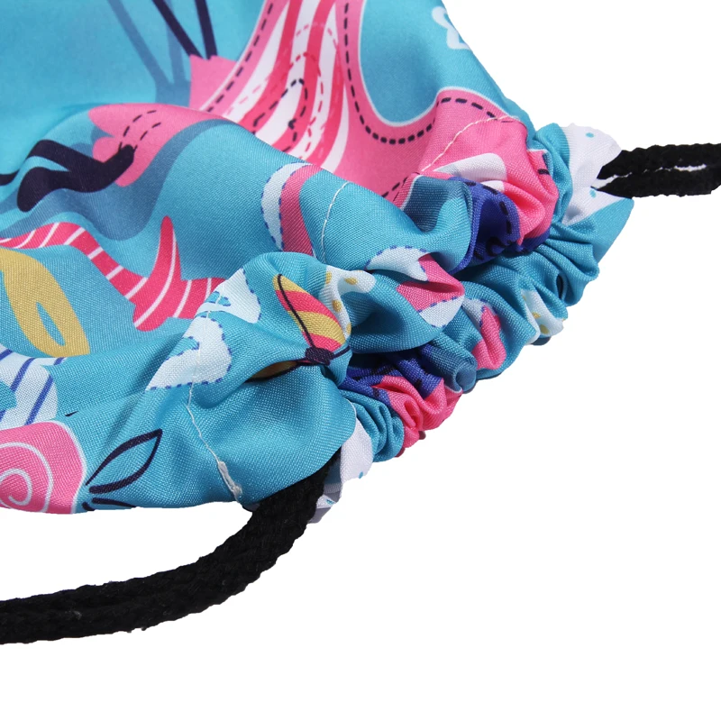 Jom Tokoy новые школьные рюкзаки для девочек с завязками 3D печать Фламинго узор женская сумка на шнурке