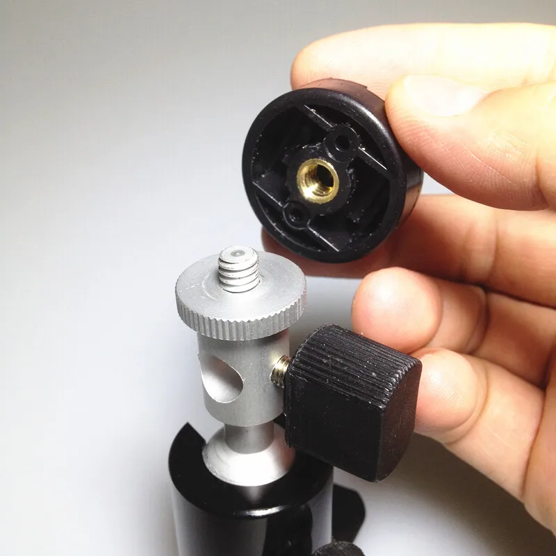 Umbrella and Flash Bracket Holder C II Type with Hot Shoe Mount + Screw Adapter Photo Studio Accessories (4)