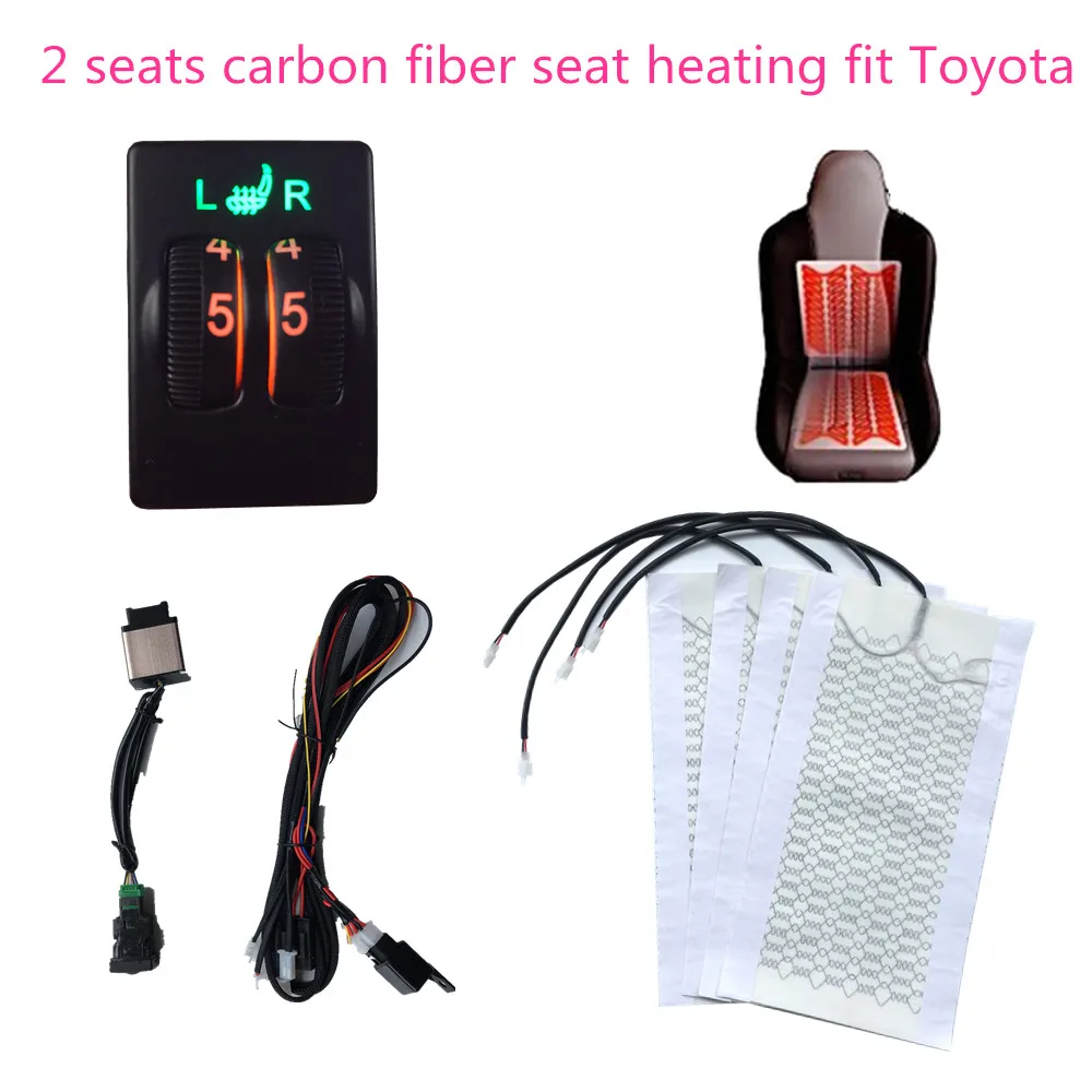 2 Seats seats heated seat,seat heater fit Toyota Prado,Corolla,RAV4