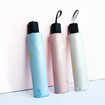 

Folding Windproof Umbrella Rain Women Umbrela Parasol Ladies Pocket Small Sun Umbrella Kids Paraplu Parachase Sun Shade 50KO054