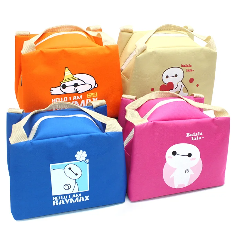 Cute Cartoon font b Lunch b font Storage font b Bags b font Oxford Waterproof Picnic