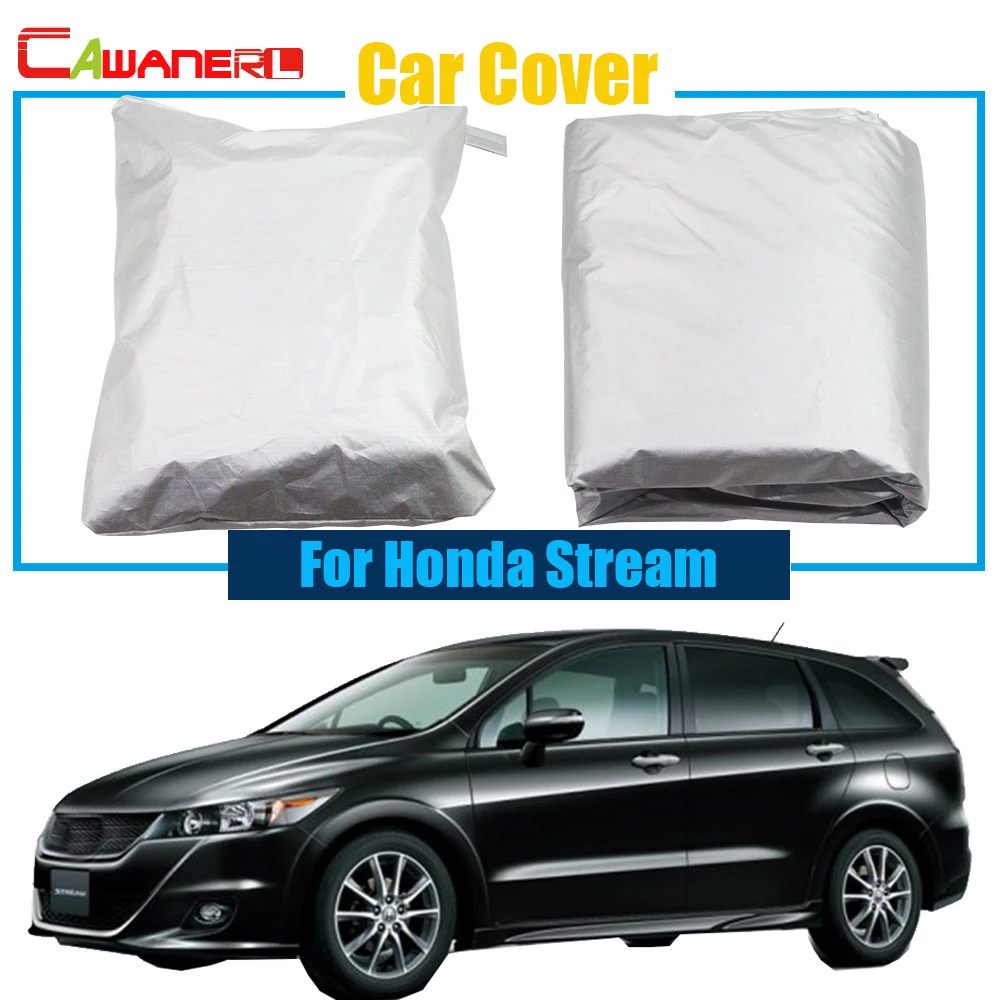 

Cawanerl Full Car Cover Anti UV Sun Shade Snow Rain Resistant Protection Cover For Honda Stream