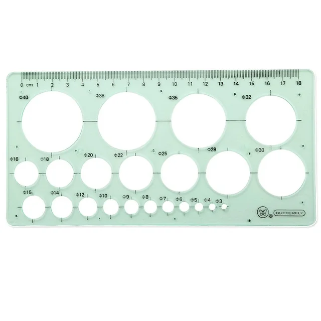 plastic drawing template circle big small circle template geometric