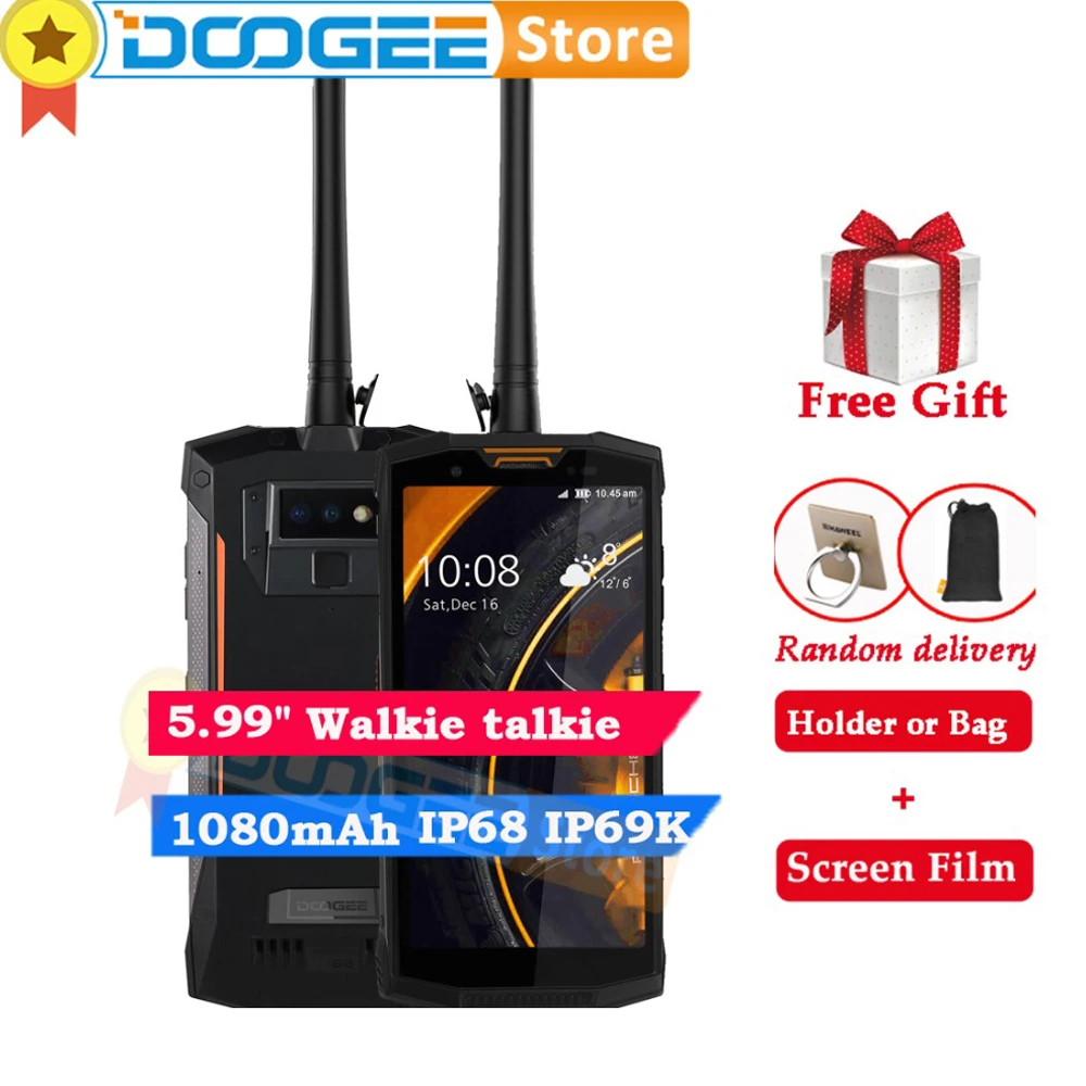 Doogee S80 lite Dual 4G 64G IP68 IP69K 10080 mAh 5 99 &quotMT6763 Восьмиядерный 13MP 8.0MP Беспроводной Зарядное