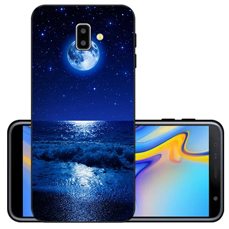 Чехол для Samsung Galaxy J6 Plus 2018 чехол с рисунком J 6 J6plus из ТПУ + J610 J610F силиконовый