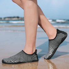 Классическая мужская крутая обувь для плавания и пляжа противоскользящая обувь дышащая уличная мягкая мужская обувь для плавания на плоской подошве новейшая стильная легкая обувь