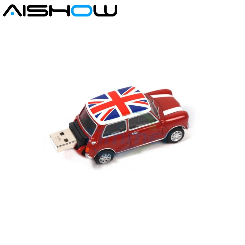 Креативный U диск 8 ГБ 16 ГБ 32 ГБ USB Mini cooper милый мини авто USB флеш-накопитель автомобильная карта памяти