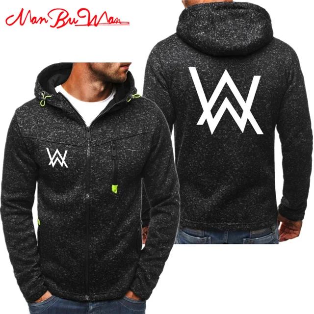Alan Walker толстовки мужские модные на молнии мужская толстовка с капюшоном