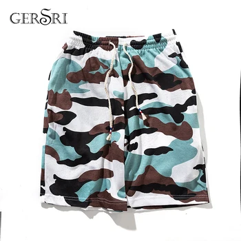 

Gersri New summer trend men's camouflage casual five-point shorts Tide Cotton personality mesh breathable sports casual trourses
