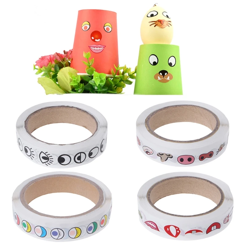 

Fancy Sticker Cartoon Animal DIY Assembling Sticker Eyes Nose Mouth Educational Toys Kids Toy Baby Like DIY toys
