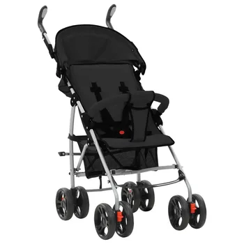 

2 In 1 Folding Lightweight Baby Strollers 5-Point Seat Belt Removable Front Bumper Adjustable Seat Footrest For 0-36 Months