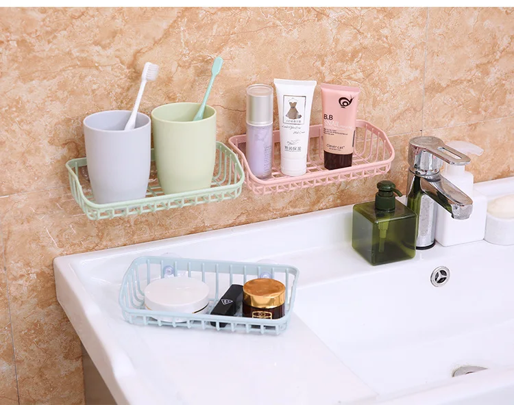 1PC Double Suction Drainer Kitchen Sink Shelf Multifunctional Cleaning Sponge Bathroom Storage Rack NI 002 | Дом и сад