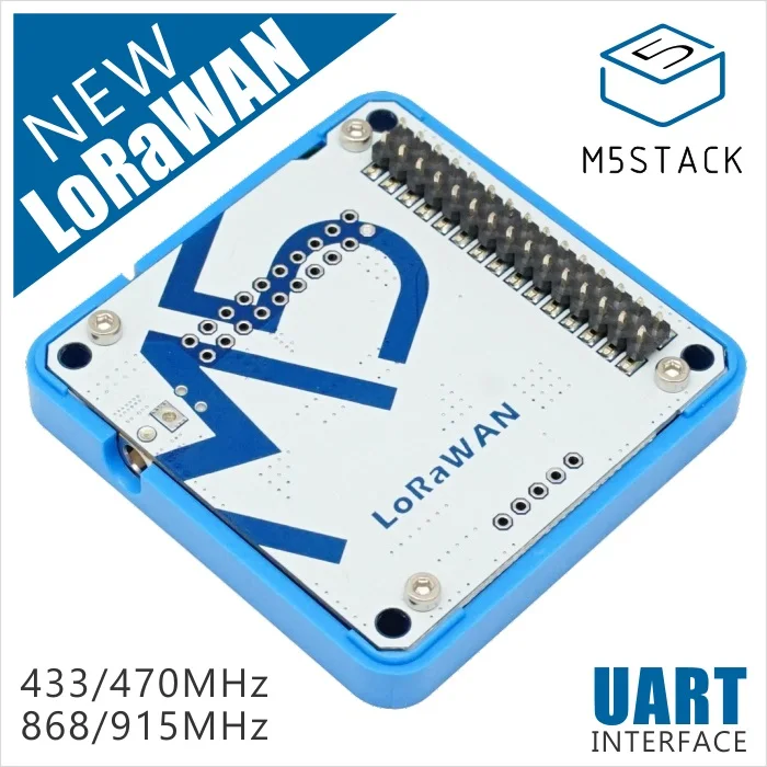 M5Stack LoRaWAN модуль 433/470MHz 868/915 МГц с внутренней антенной STM32L052C8T6 стекируемые ESP32 доска