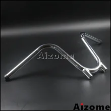 Универсальный мотоцикл 7/" Bootlegger Ручка Бар хромированный откатной руль для Honda Yamaha Suzuki Kawasaki Streetbike мотоцикл