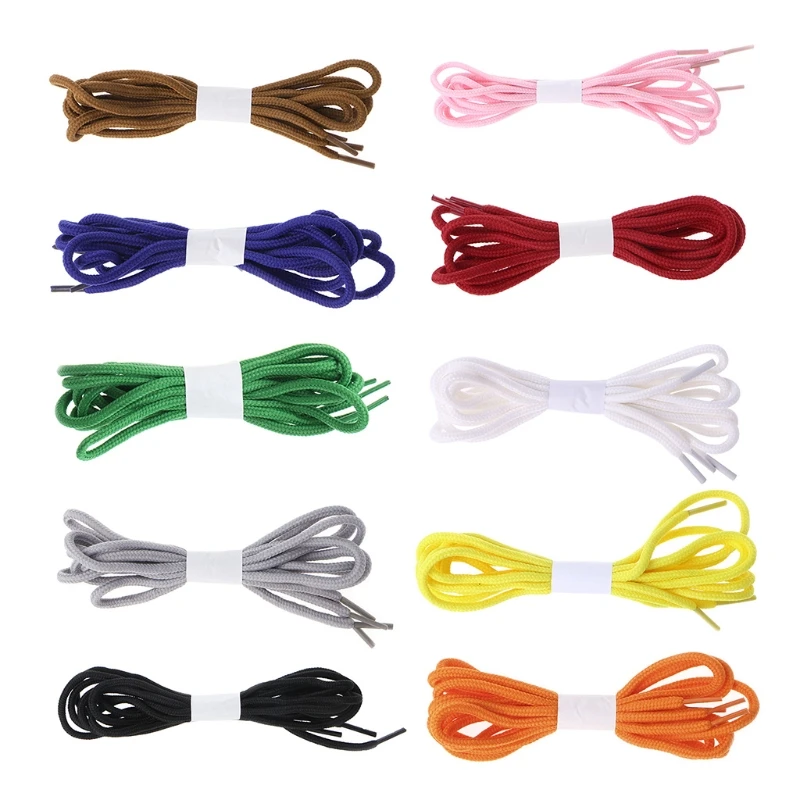 

EYKOSI Round Pure Various Color Shoelace Sports Athletic Sneakers Strings General Use