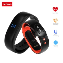 Lenovo HW02 SmartBand Bluetooth Монитор Сердечного Ритма Смарт Браслет Водонепроницаемый Спорт браслет Фитнес трекер для андроид iOS