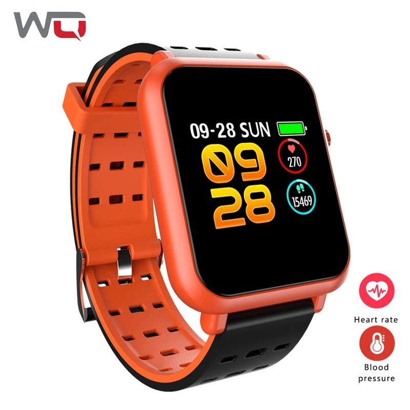 

WQ Q8 Mini Smart Bracelet HD Color Screen Heart Rate Monitor Fitness Tracker Smartband Activity Tracker Blood Pressure Watch