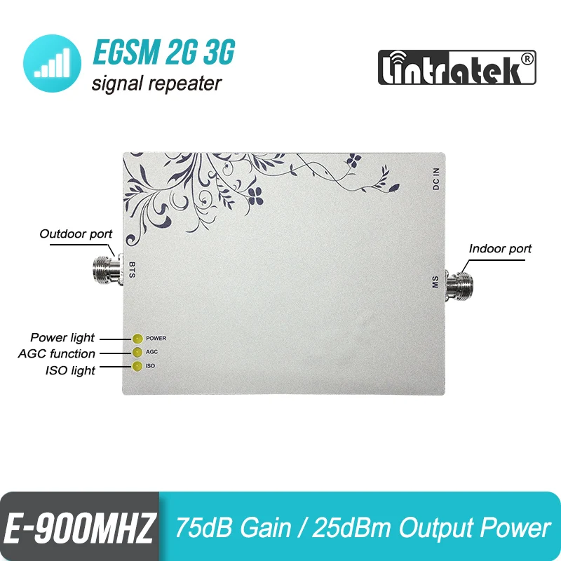 Free Shipping Powerful 25dBm Output 2G 3G 4G EGSM 900mhz Repeater E-900 Booster Amplifier #5-1