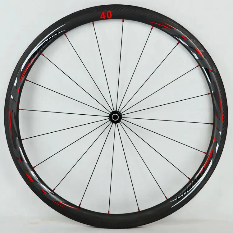 Flash Deal 2018 PASAK Carbon fiber road bike bicycle full carbon wheels C/V brake 40/55 rim wheelset clincher wheel 3