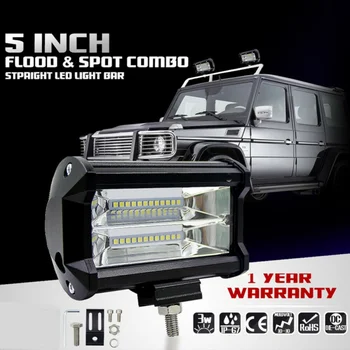 

72W Waterproof LED Fog Lights Spotlight Offroad Driving Lights For Truck UTV ATV Boat Truck