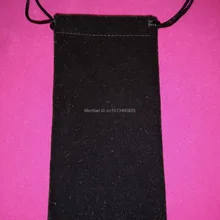 100 шт/партия Высококачественная бархатная Ювелирная сумка/мешочек для косметики/браслета, размер можно подгонять, различные цвета