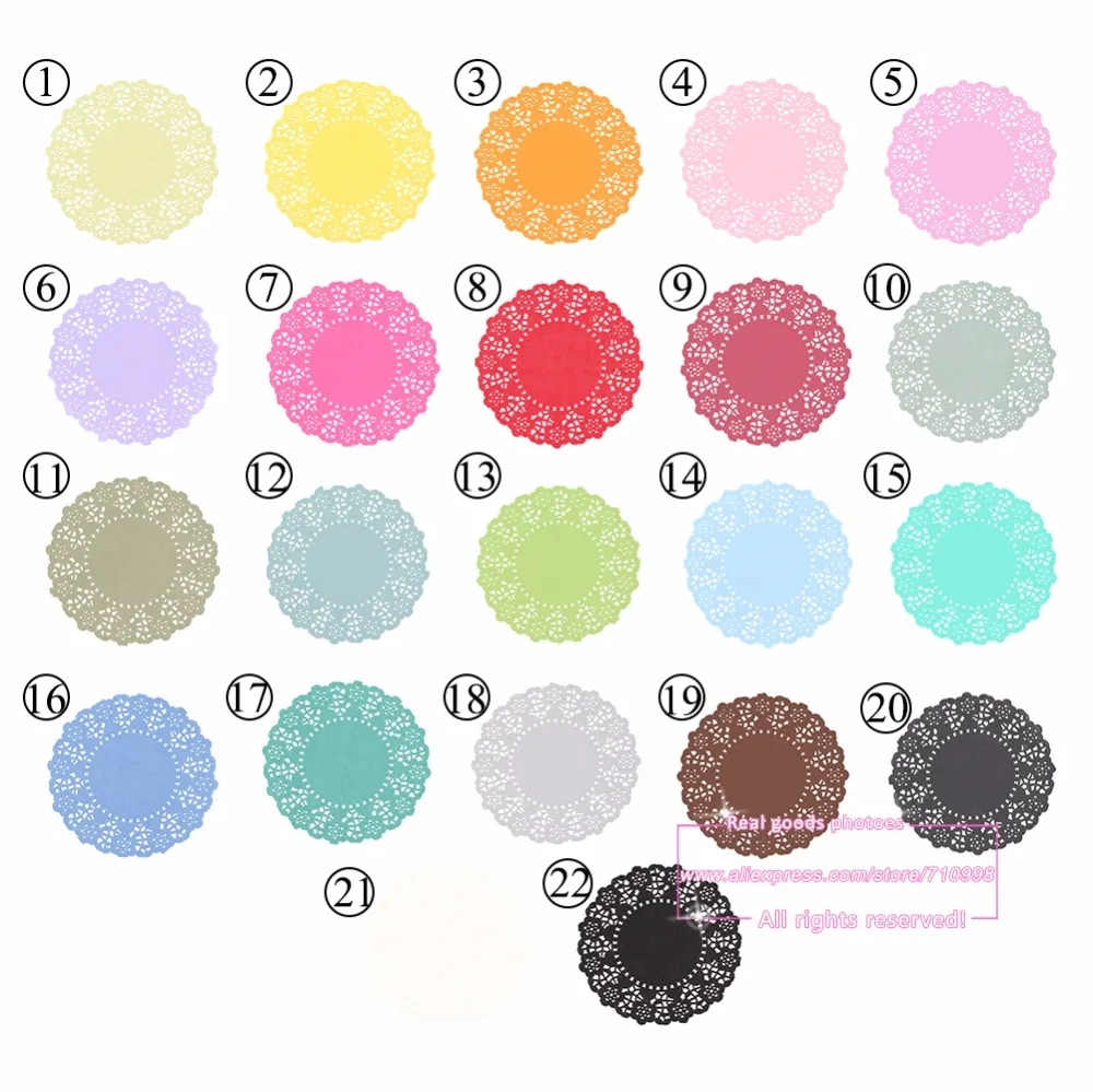 100 Pack Metallic Lace Paper Doilies Copper Orange Placemats 10 In - Bed Bath & Beyond - 36195070