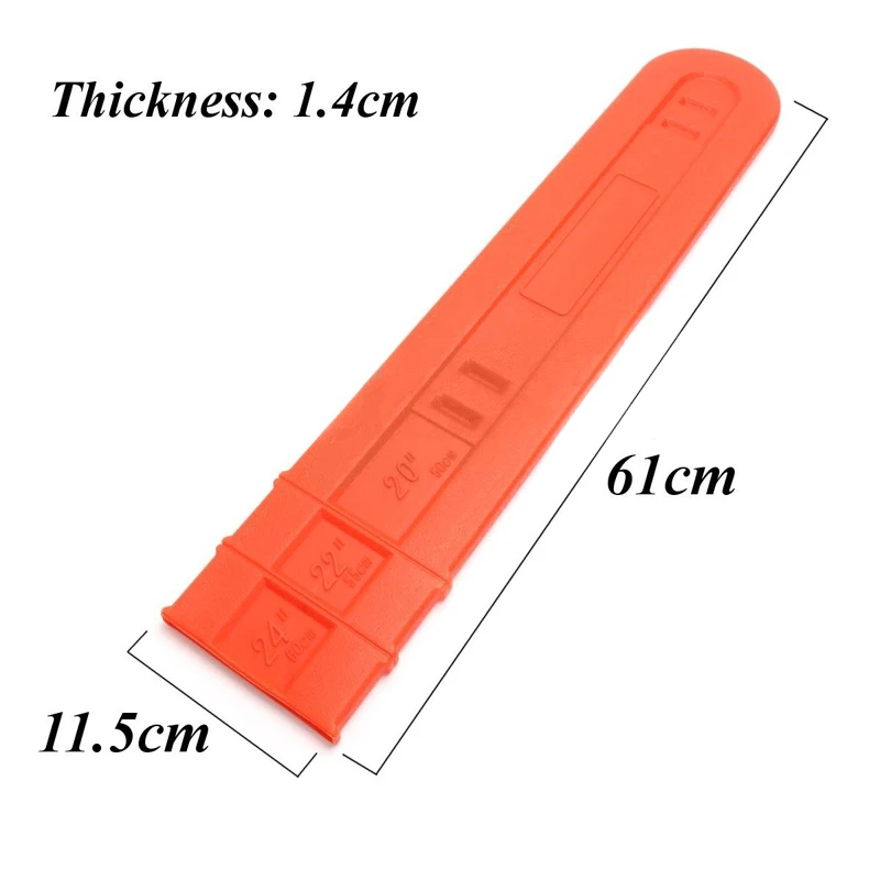 20 ''22'' 24 ''оранжевый цвет бензопилы бар крышка ножны универсальная направляющая пластина садовый резак травы Запчасти для инструментов