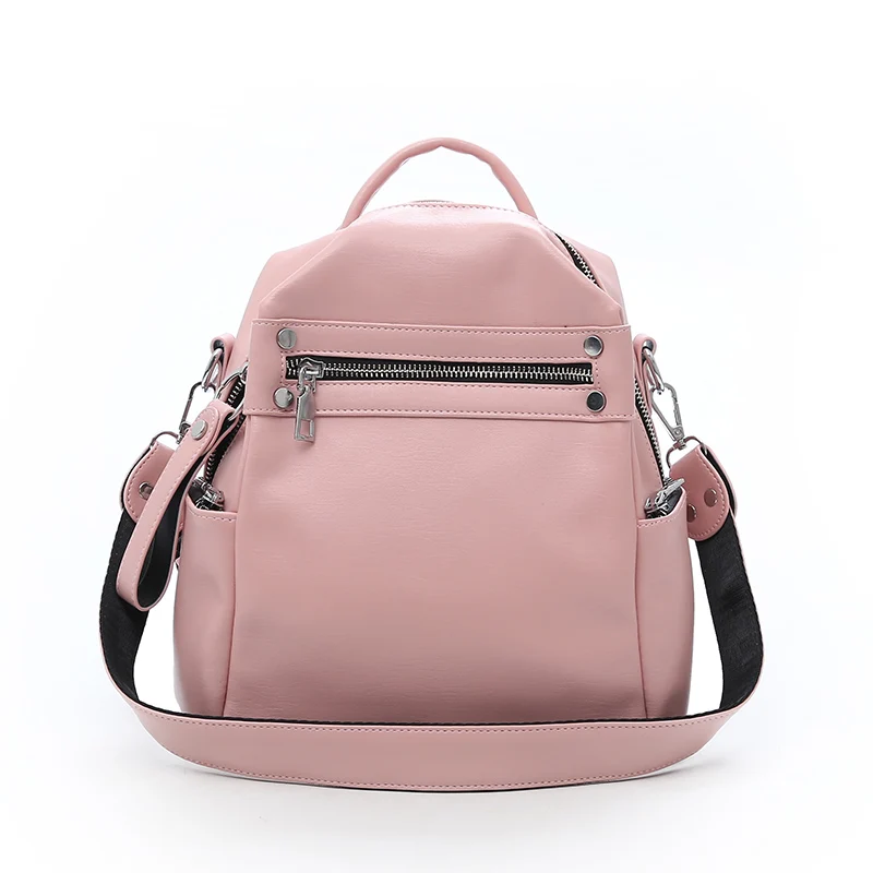 Высокое качество, женские рюкзаки из искусственной кожи, известный бренд, большой объем, женские рюкзаки, модные рюкзаки для подростков, рюкзак для девочек - Цвет: Pink