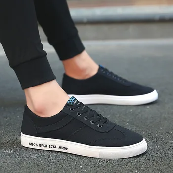 

2019 new classic fashion solid canvas shoes students spring and summer casual breathable wild comfortable lace up tide shoes