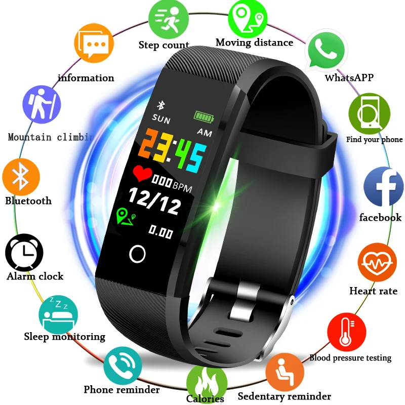 

BANGWEI Smart Watch Men Fitness Tracker Pedometer Bluetooth Watch Women's Blood Pressure Heart Rate Monitoring Sport Wriswatch