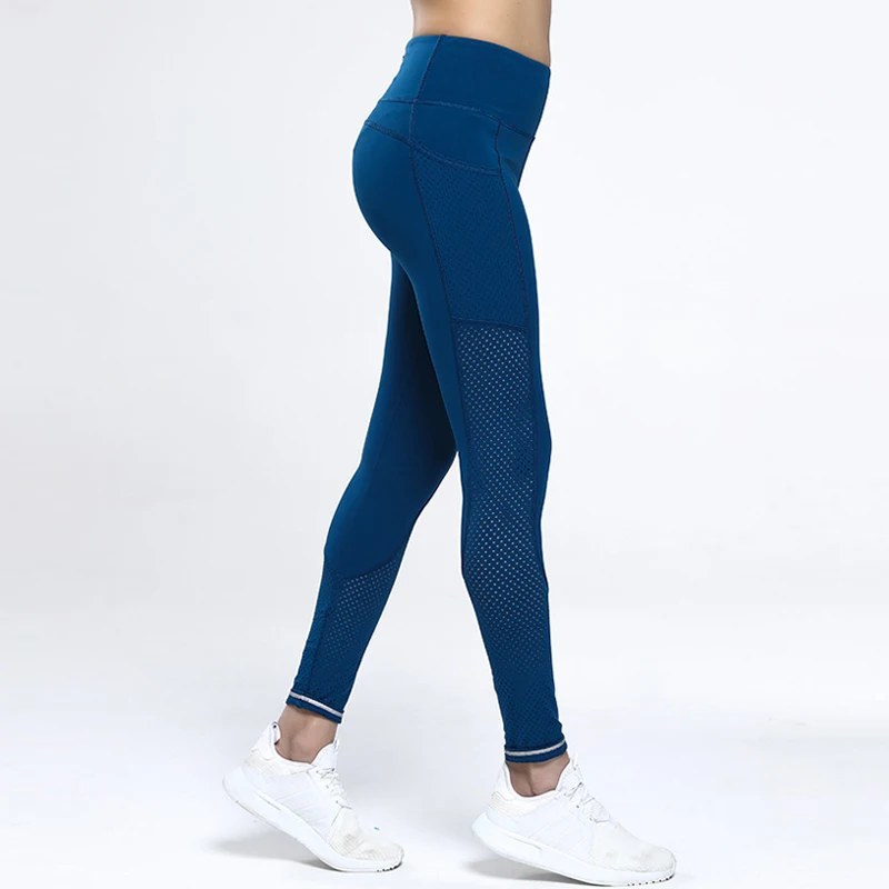 

Women Running Pants Breathable High Waist Gym Fitness Yoga Leggings Training Sport Trousers Plus Size Jogging Sportswear