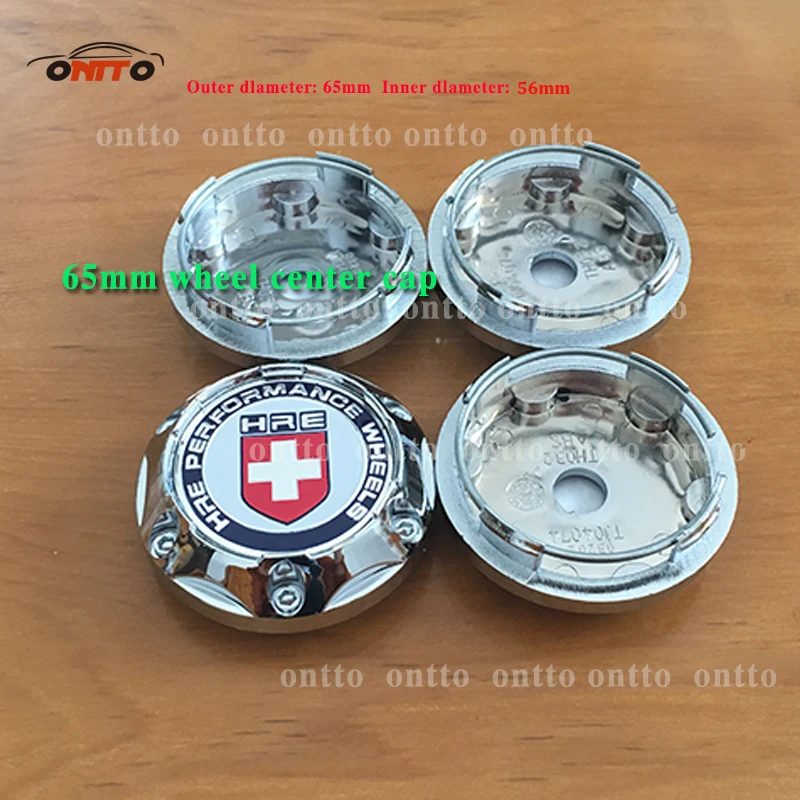 

new 4PC 65mm Auto HRE Performance Wheel Center Centre Caps Car Styilng Emblem HRE Stickers For Rial Imola Wheels covers