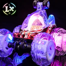 Автомобиль с дистанционным управлением, детские игрушки на радиоуправлении, подарок, вращение на 360 градусов+ музыка+ перезаряжаемый+ вспышка+ автоматическая Презентация