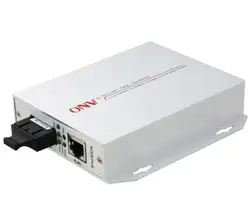 Один Порты и разъёмы гигабитный POE Media Converter с 10/100/1000 м SC Волокно Порты и разъёмы совместимы с IEEE 802.3at (30 Вт)