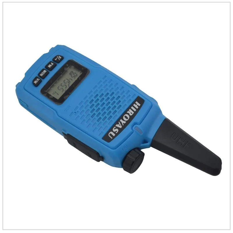 Мини Walkie Talkie hiroyasu q1626 UHF 400-470 мГц 16 Каналы Портативный двусторонней Радио (Цвет синий)