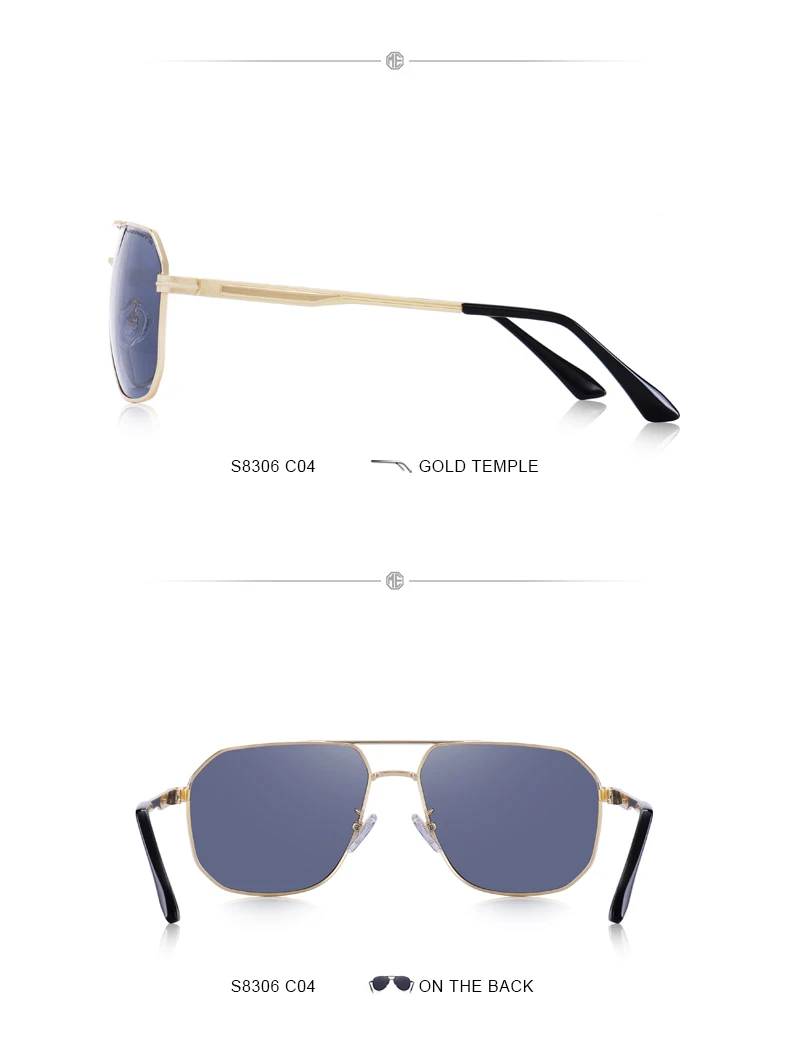 MERRYS, дизайнерские мужские классические солнцезащитные очки, HD поляризационные солнцезащитные очки для мужчин, мужские очки для вождения, защита от уф400 лучей, S8306