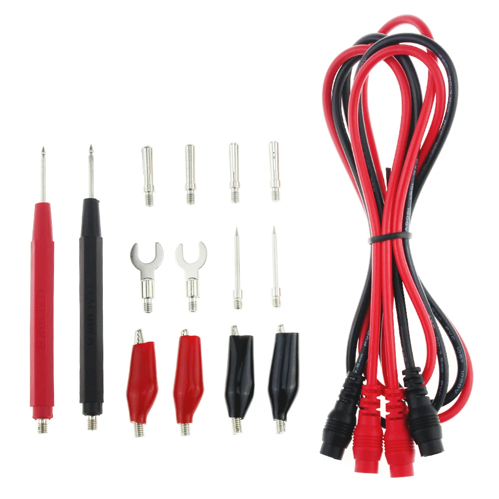 

16pcs/Set Multifunction Digital Multimeter Probe Test Lead Cable Alligator Clip Tool Multi Meter Tester Lead Probe Wire Tool