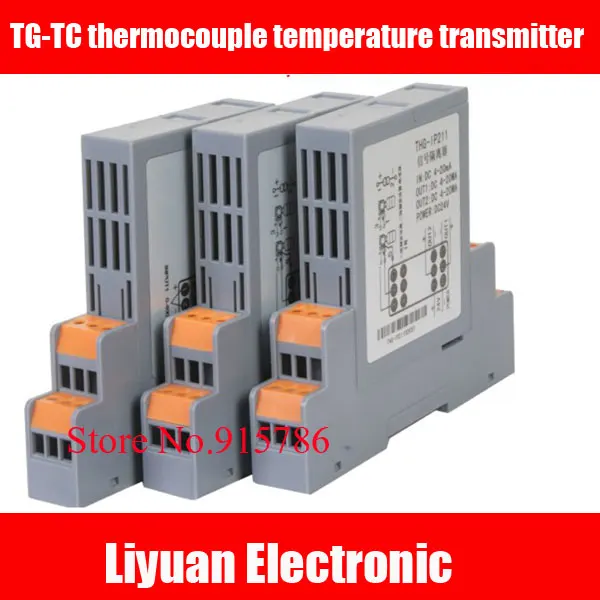 

TG-TC thermocouple temperature transmitter / 4-20mA module fully isolated thermocouple / 1 Into 1 Out Signal Conditioning Module